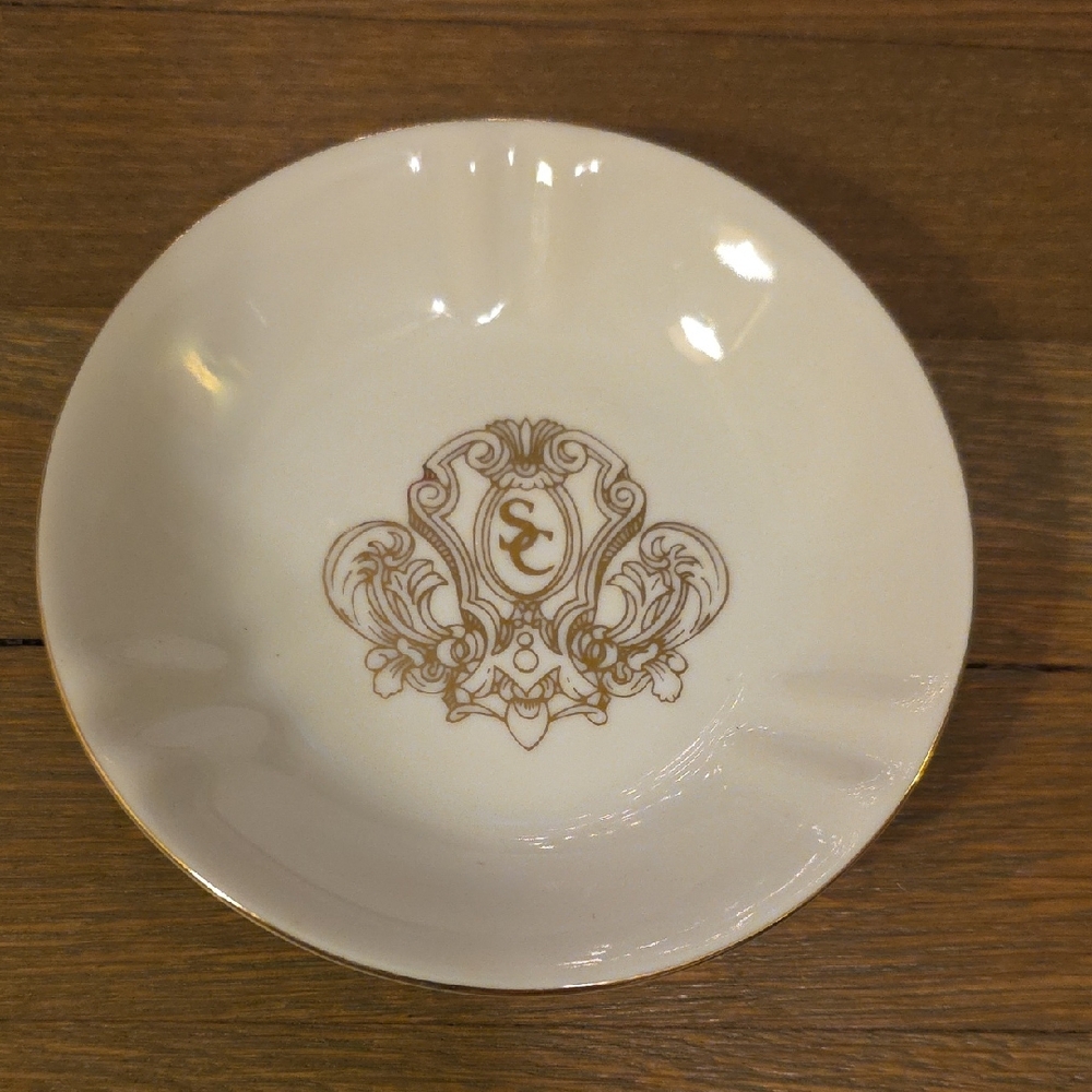 The Stanford Court Hotel Vintage Porcelain Ashtray